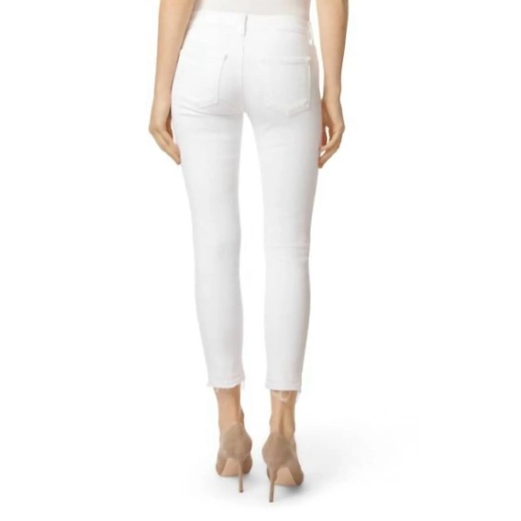 J Brand Low Rise Crop Demented White Skinny Distressed Jeans SZ 24 New $178 - Picture 2 of 14